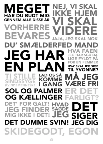 Olsen Banden plakater med alle de bedste citater