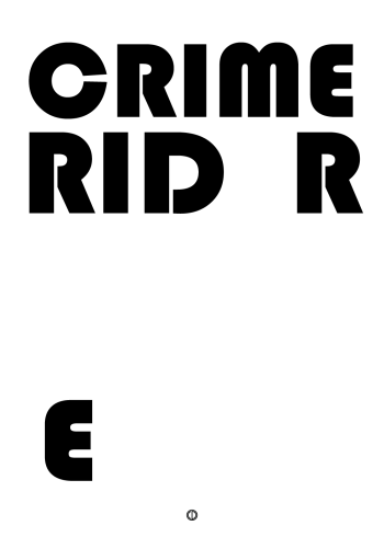 Crime rider plakat