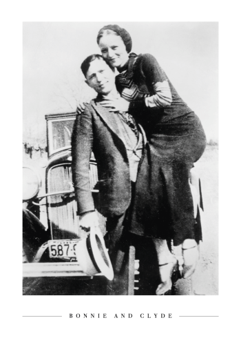 bonnie and clyde plakat