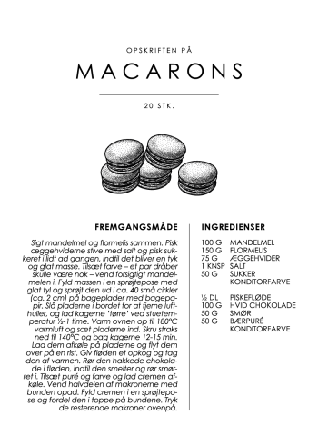 macarons opskrift
