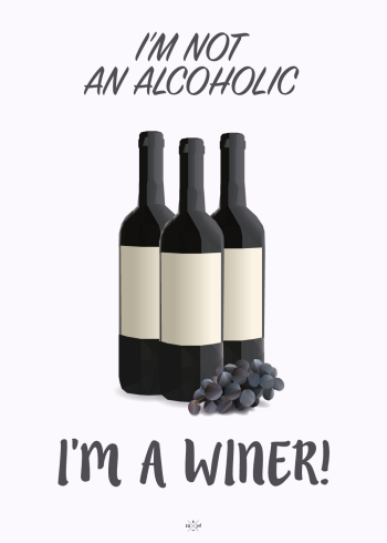 wine plakat med flasker af rødvin og vindruer