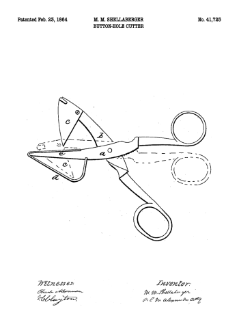 patent tegning af hultang