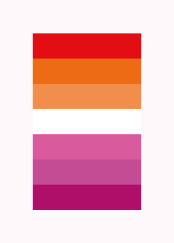 Lesbisk flag