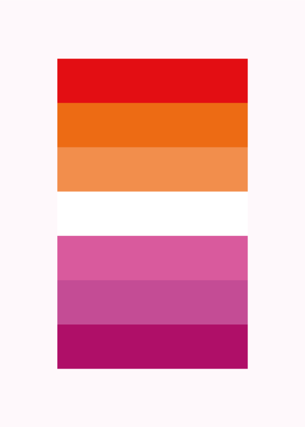Lesbisk flag