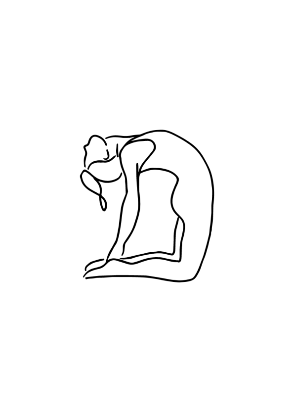 yoga plakat med yoga stillinger