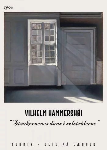 Vilhelm Hammershøi plakater