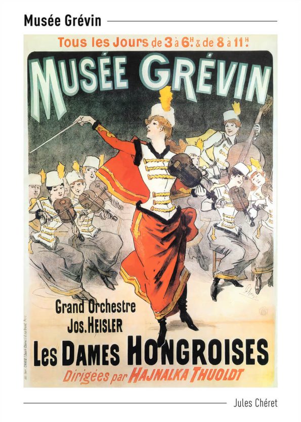 Musée Grévin plakat af jules chéret