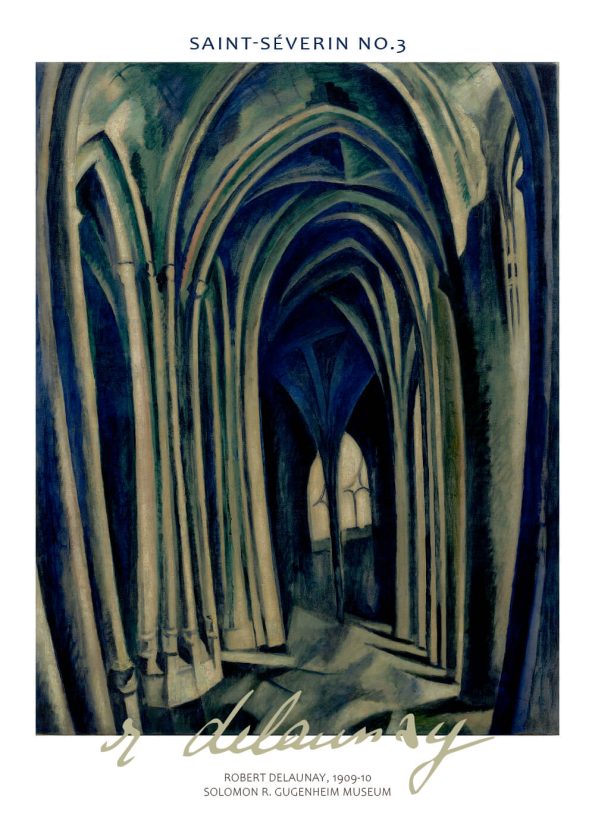 saint severin poster by delaunay