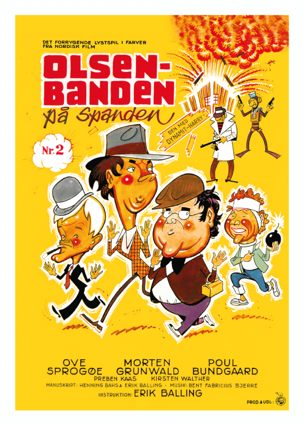 Olsen Banden - olsen-banden på spanden filmplakat | plakat