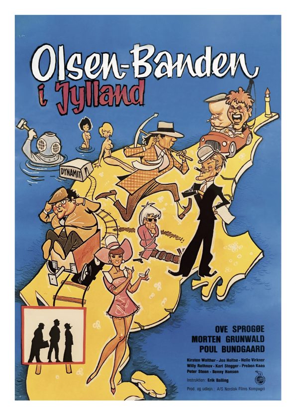 Olsen Banden Olsen-banden i Jylland | filmplakat | plakat