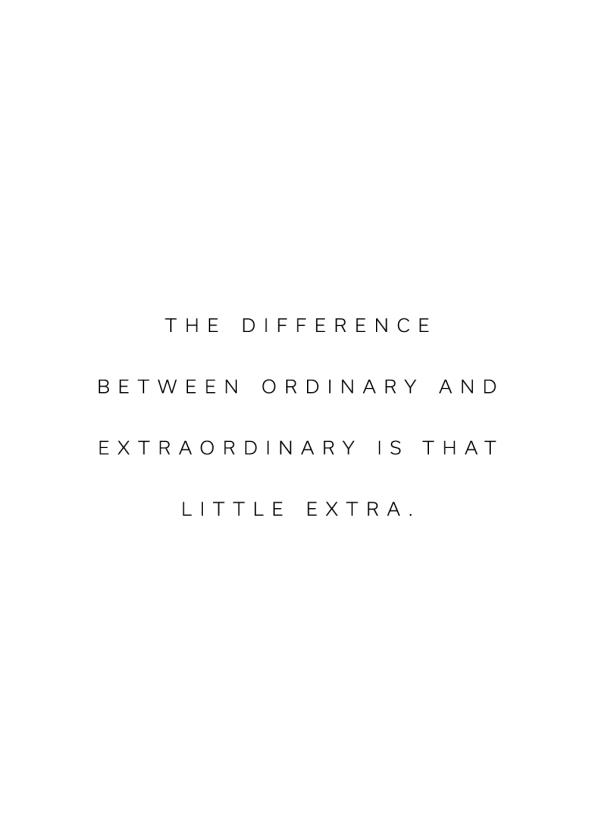 The difference between ordinary and